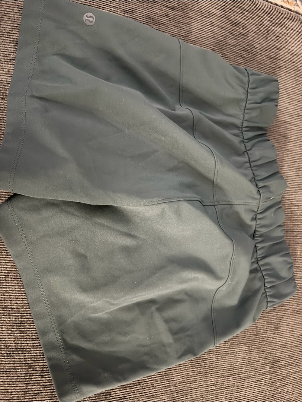 lululemon athletica Women's Teal Athletic Shorts Size 4 - Picture 2 of 3